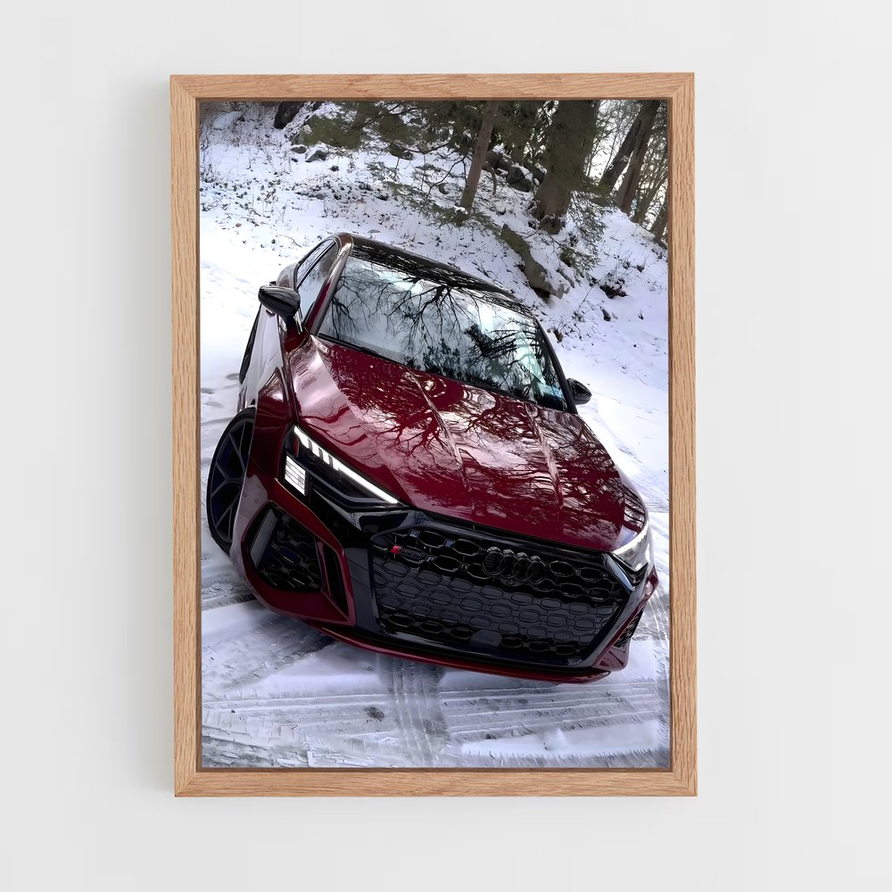Poster Neige et Civic – affiche Audi (vue 4)
